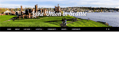 Desktop Screenshot of lakeunioninseattle.com